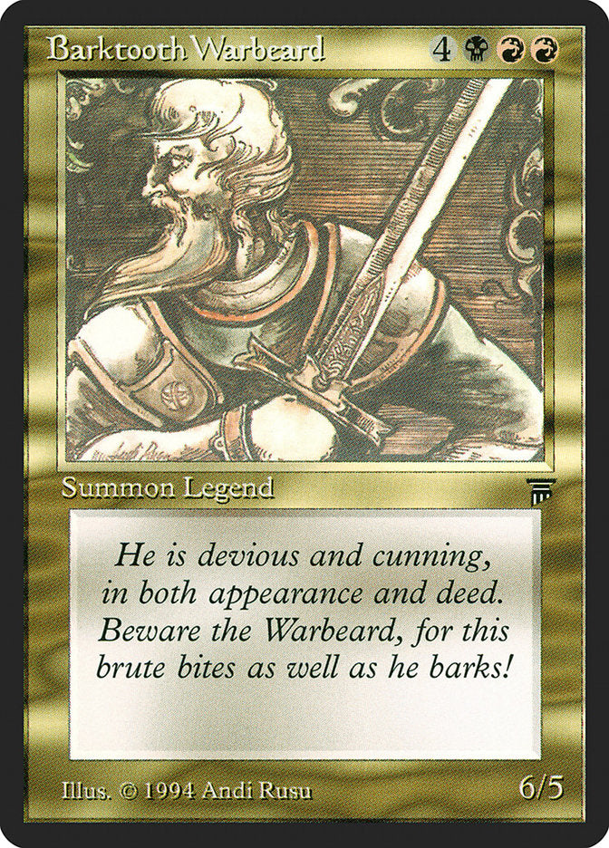 Barktooth Warbeard [Legends]
