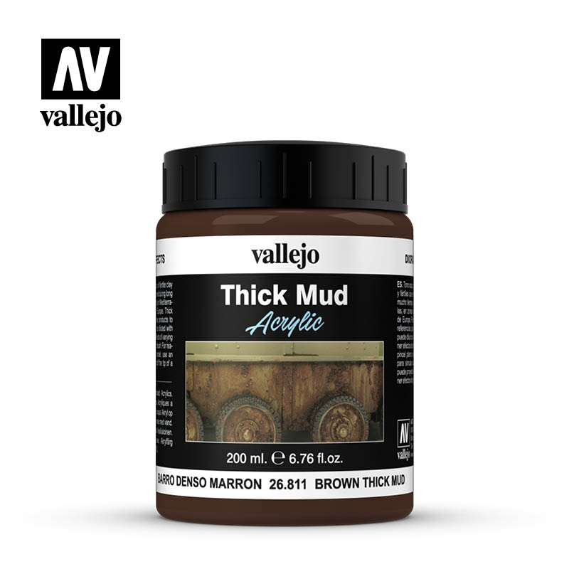 Vallejo Diorama Effects - Thick Mud - European Mud - 200ml