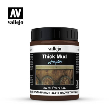 Vallejo Diorama Effects - Thick Mud - European Mud - 200ml