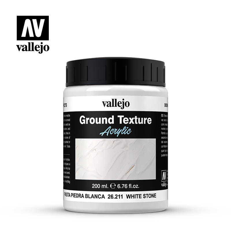 Vallejo Diorama Effects - Ground Texture - White Stone 200ml