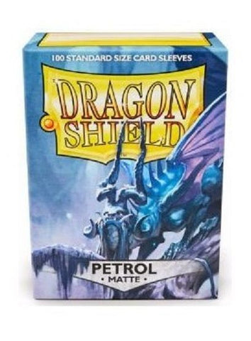 Dragon Shield - Standard Size Matte Sleeves (100ct) (Petrol)