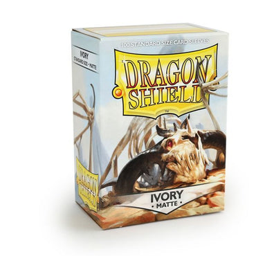 Dragon Shield - Standard Size Matte Sleeves (100ct) (Ivory)