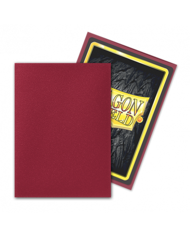 Dragon Shield - Standard Size Matte Sleeves (100ct) (Blood Red)