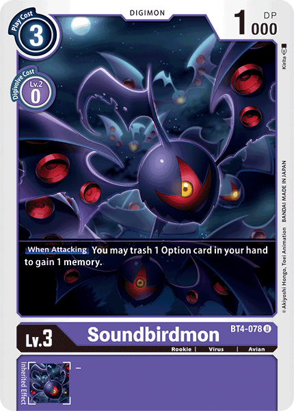 Soundbirdmon [BT4-078] [Great Legend Pre-Release Promos]