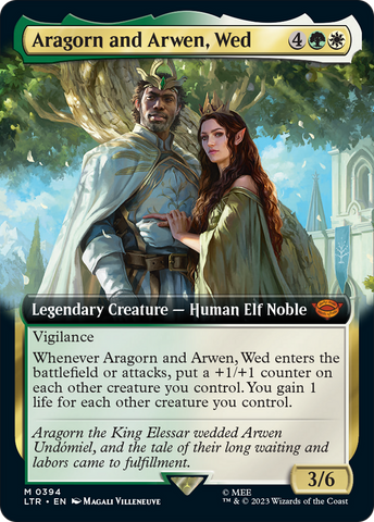 Aragorn and Arwen, Wed (Extended Art) [The Lord of the Rings: Tales of Middle-Earth]