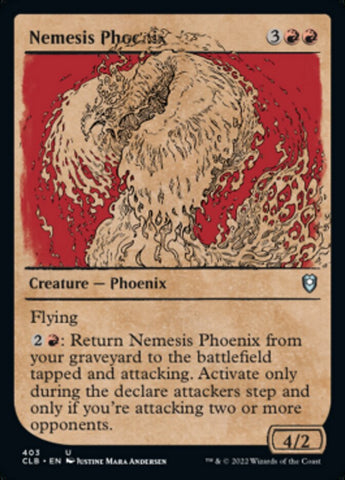 Nemesis Phoenix (Showcase) [Commander Legends: Battle for Baldur's Gate]