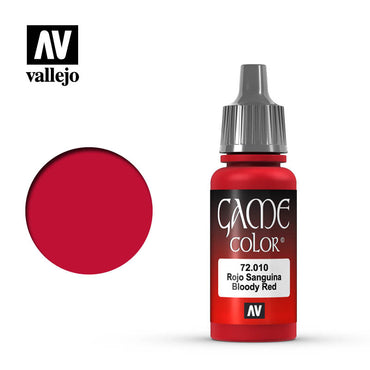 Vallejo 72010 Game Colour Bloody Red 17 ml Acrylic Paint