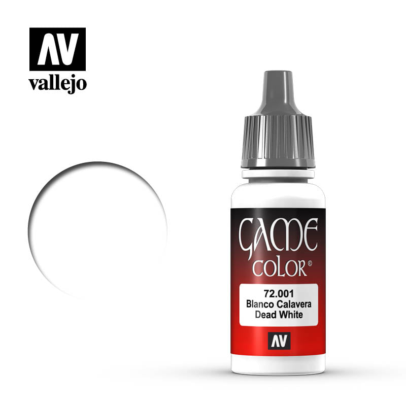 Vallejo 72001 Game Colour Dead White 17 ml Acrylic Paint