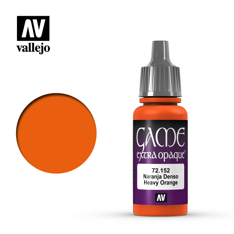 Vallejo 72152 Game Colour Extra Opaque Heavy Orange 17 ml Acrylic Paint