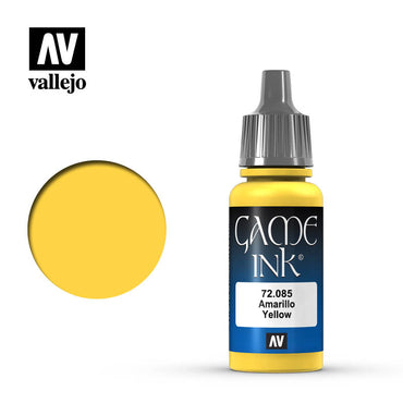 Vallejo 72085 Game Colour Ink Yellow 17 ml Acrylic Paint