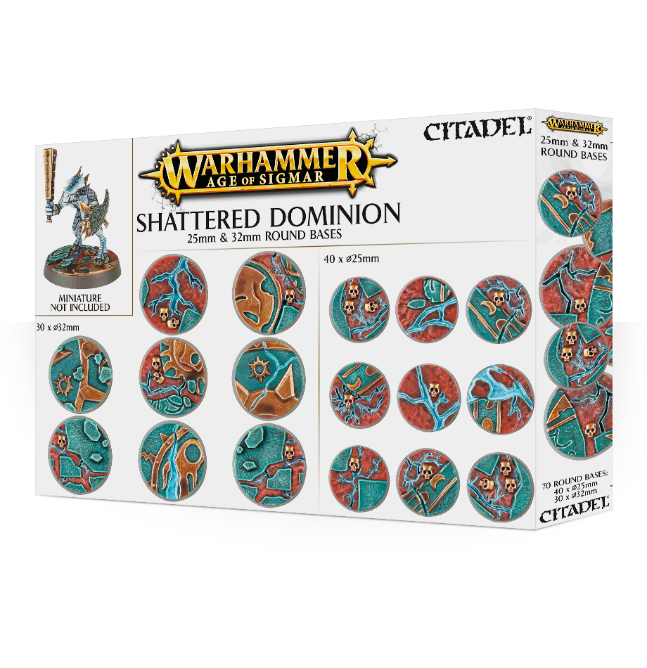 Citadel Shattered Dominion 25mm & 32mm Round Bases