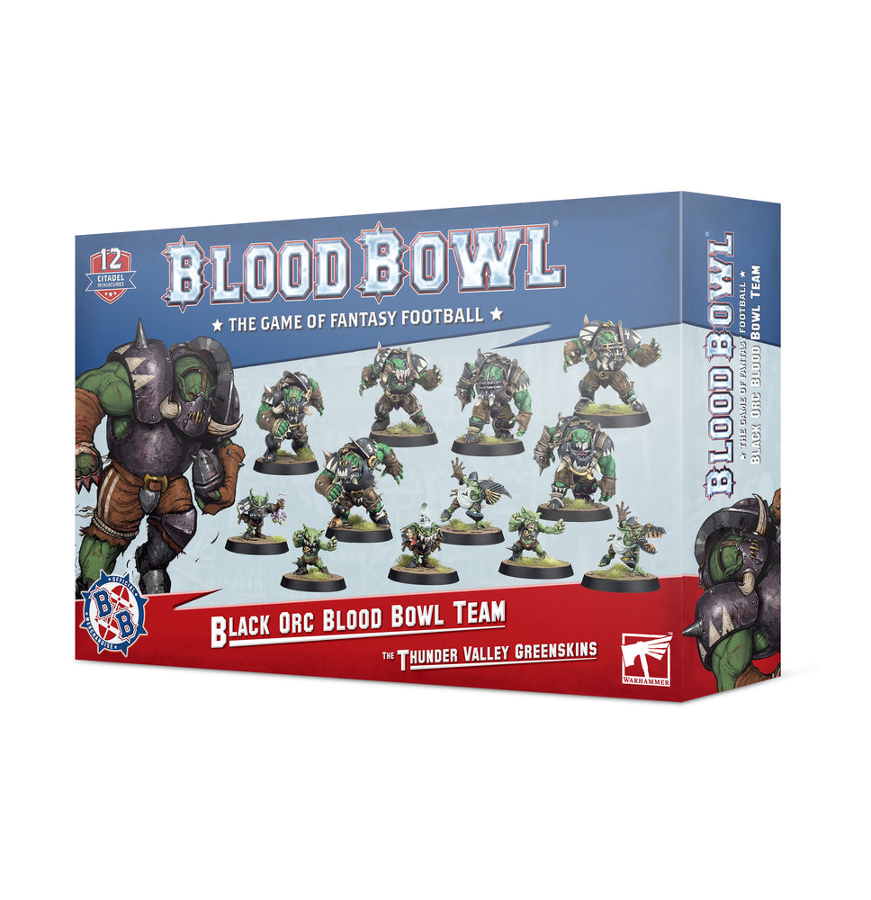 The Thunder Valley Greenskins - Black Orc Blood Bowl Team