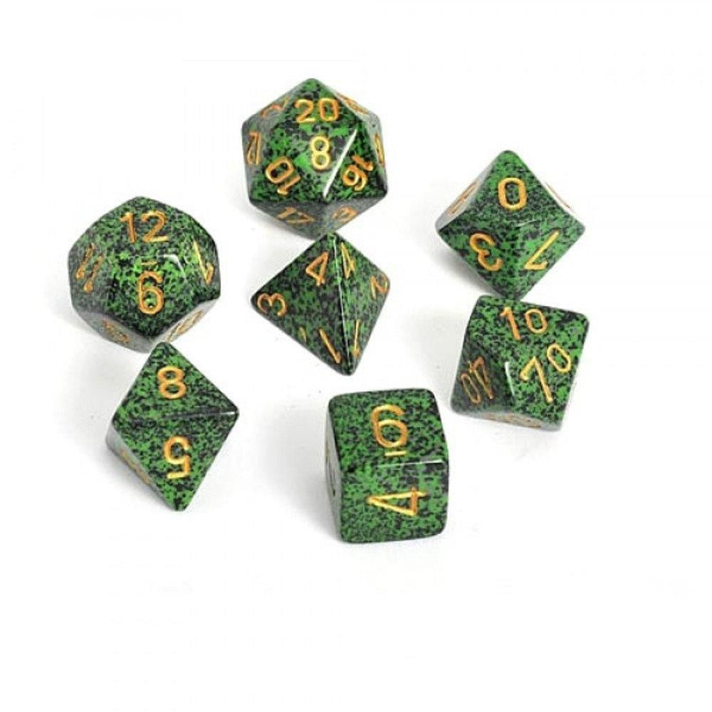 Chessex Speckled Golden Recon 7-Die Set