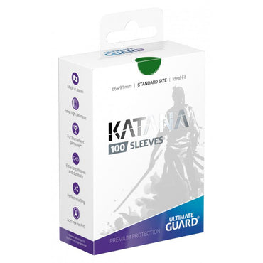 Ultimate Guard Katana Sleeves (100ct) (Green)