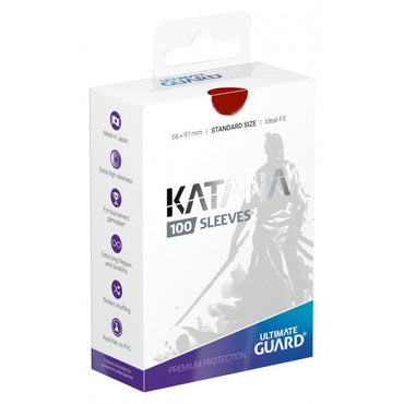 Ultimate Guard Katana Sleeves (100ct) (Red)