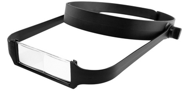 Vallejo Hobby Tools - Lightweight Headband Magnifier with 4 Lenses