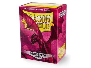 Dragon Shield - Standard Size Matte Sleeves (100ct) (Magenta)