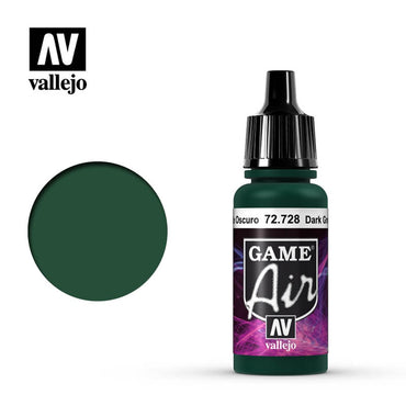 Vallejo 72728 Game Air Dark Green 17 ml Acrylic Paint