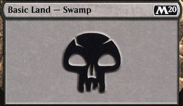 Swamp Basic Land MTG - random art