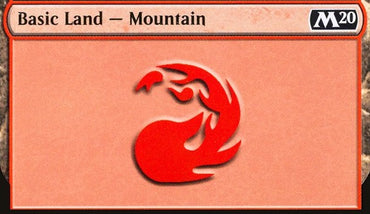 Mountain Basic Land MTG - random art