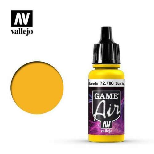 Vallejo 72703 Game Air Sun Yellow 17 ml Acrylic Paint