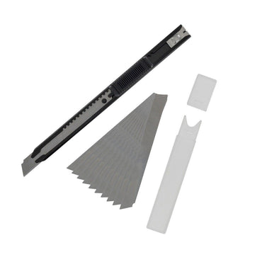 Vallejo Hobby Tools - Slim Snap-Off Knife & 10 Blades