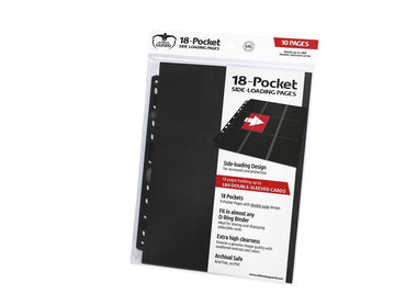 Ultimate Guard Side-Loading 18-Pocket page (10pc)