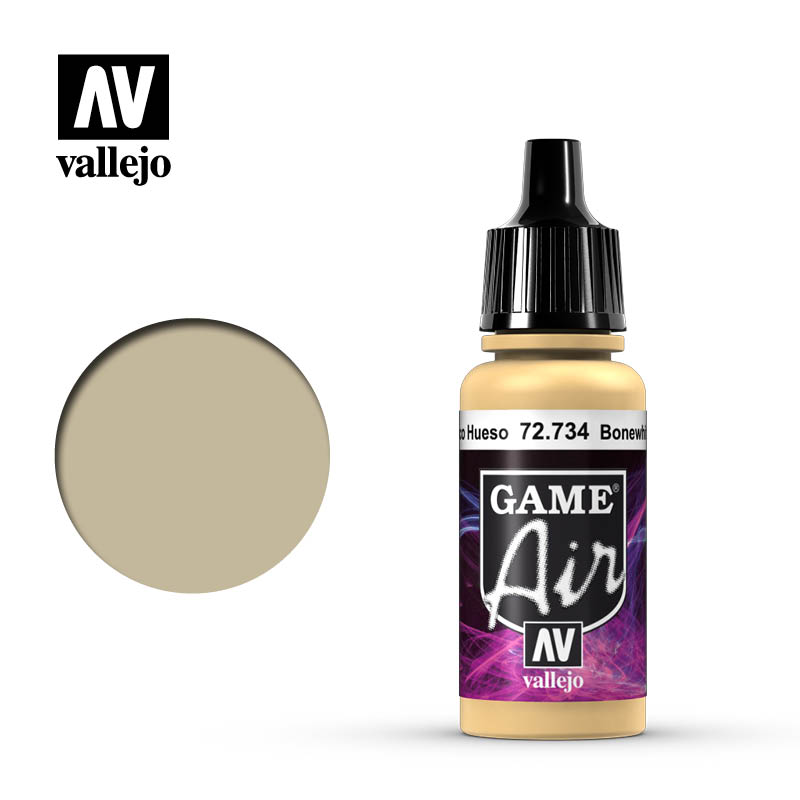 Vallejo 72734 Game Air Bonewhite 17 ml Acrylic Paint