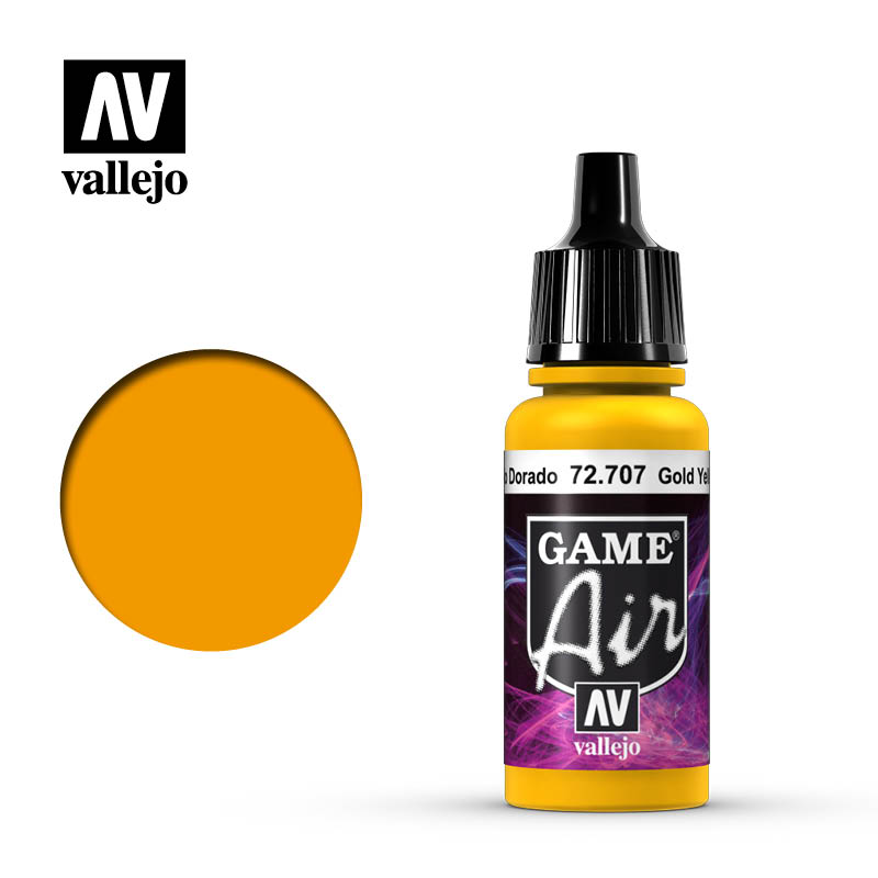 Vallejo 72707 Game Air Gold Yellow 17 ml Acrylic Paint