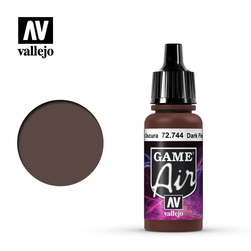 Vallejo 72744 Game Air Dark Fleshtone 17 ml Acrylic Paint