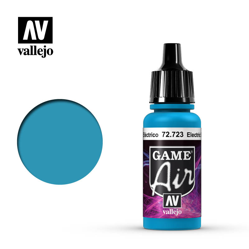 Vallejo 72723 Game Air Electric Blue 17 ml Acrylic Paint