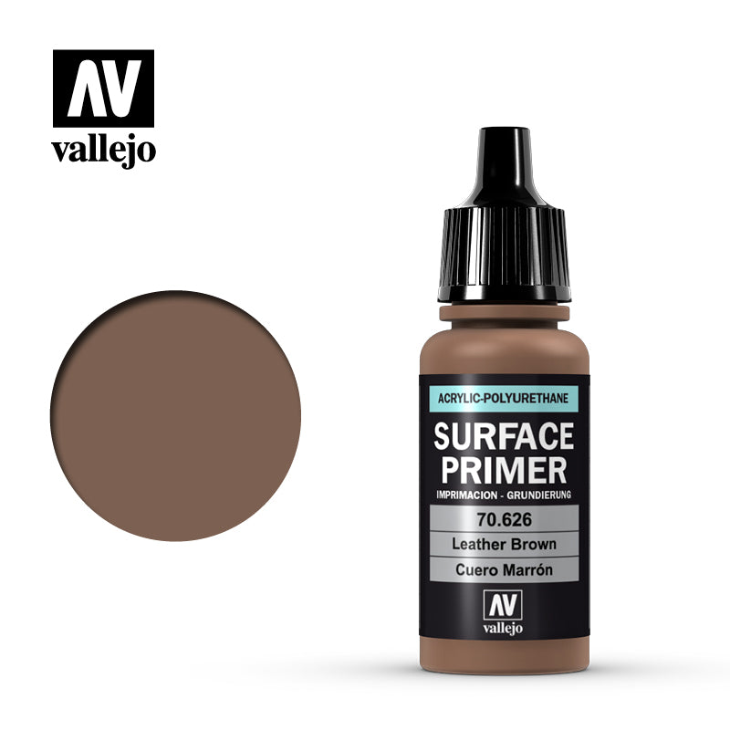 Vallejo 70626 Primer - Leather Brown 17 ml