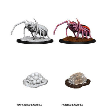 Giant Spider & Egg Clutch D&D Nolzurs Marvelous Unpainted Miniatures
